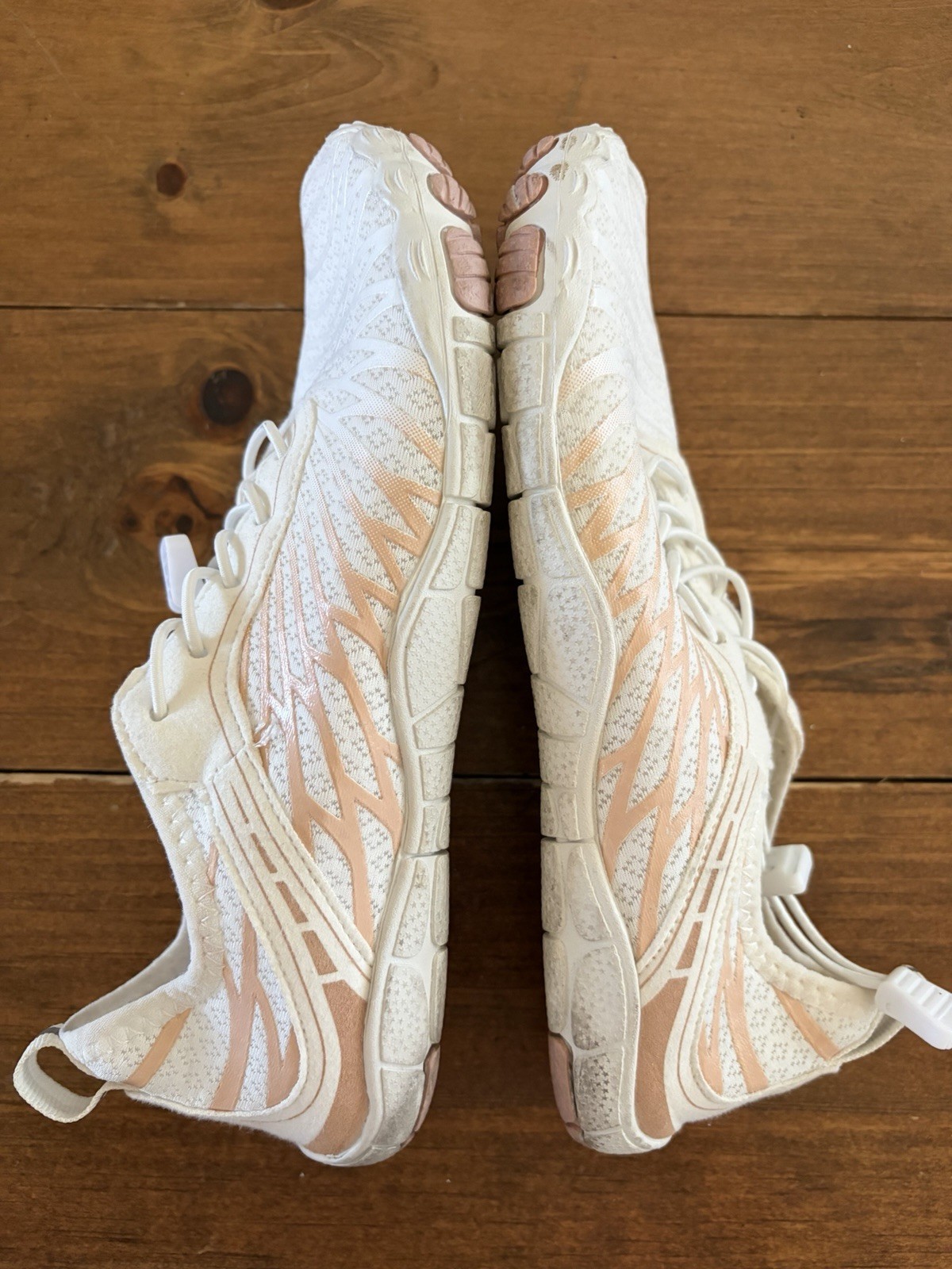 Hike Footware HF Lorax Pro Women’s Barefoot Shoes White/Pink Non- Slip 7.5-8