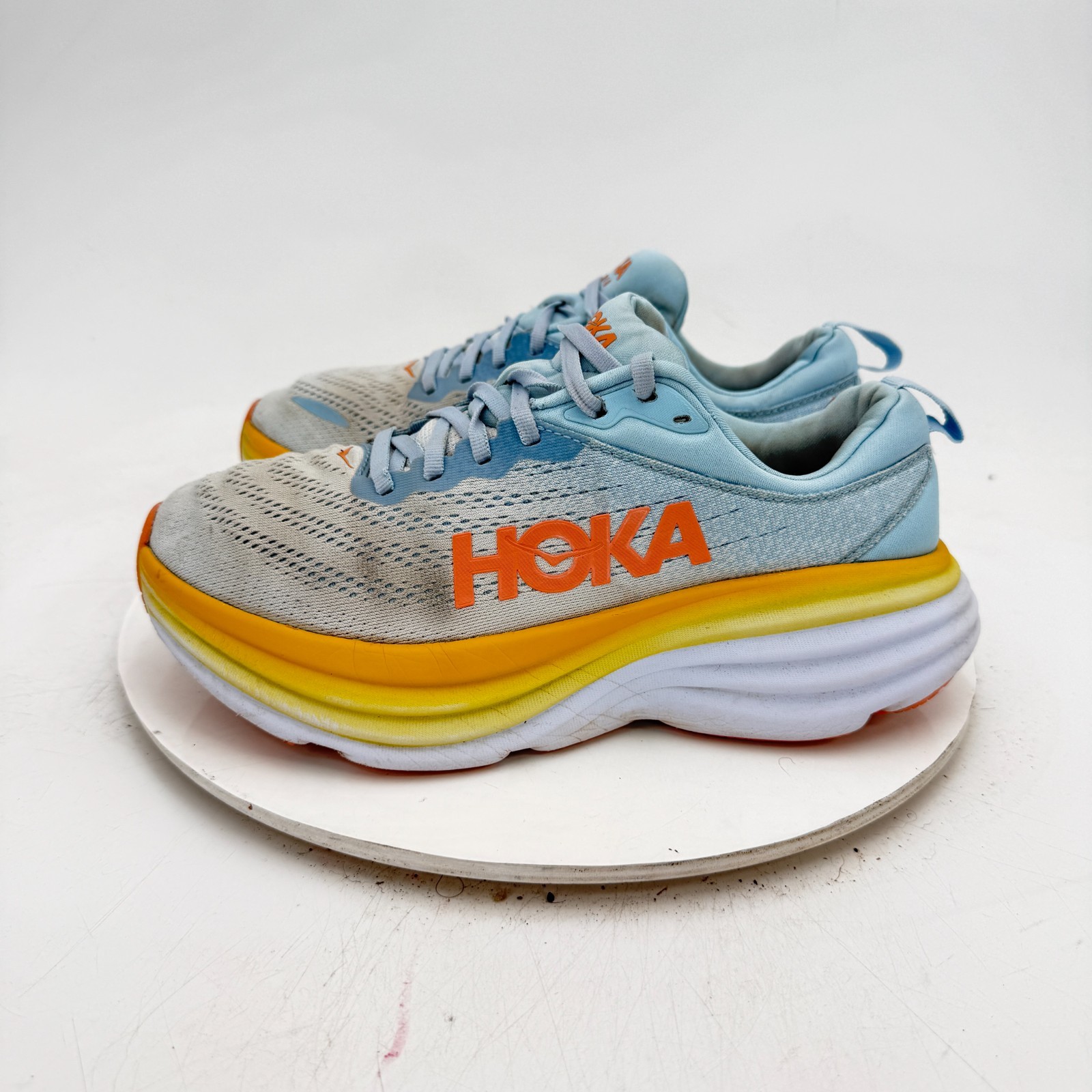 Hoka One One Bondi 8 Women Size 8.5 1127952-SSCA Summer Song Country Air Shoes