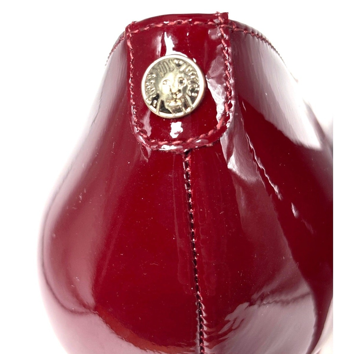 Anne Klein iflex Heels Womens Sz 9.5 Candy Apple Red Patent Leather Platform