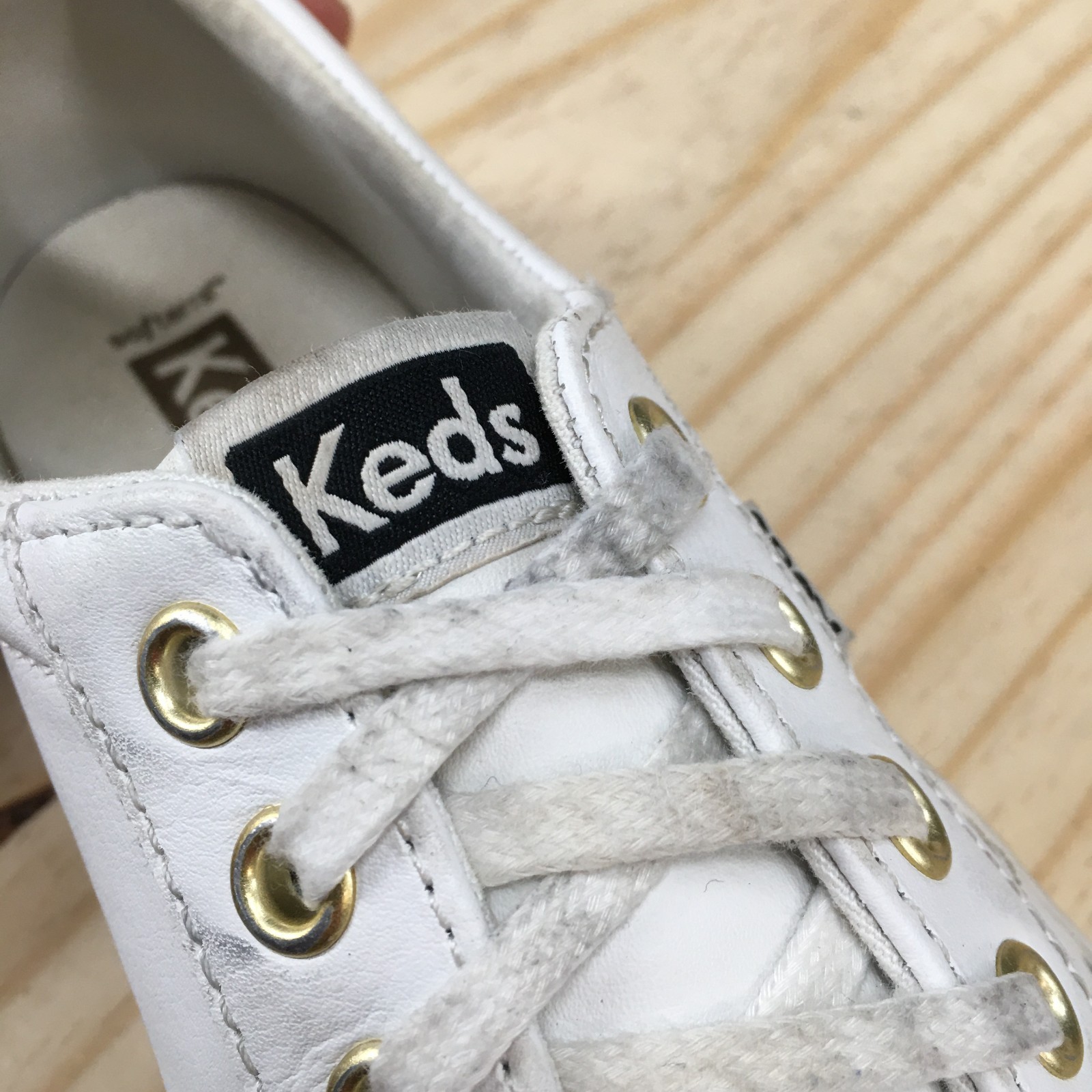 Keds Jump Kick Duo Shoes Womens 7 Sneakers Lace Up WH64960 Casual Leather White