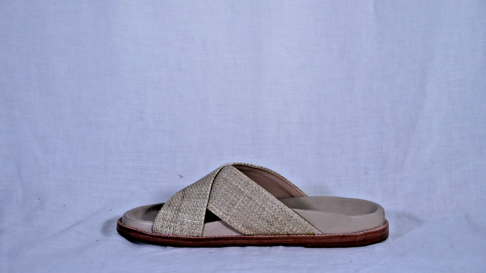Porte & Paire Straw Slides Size 37.5
