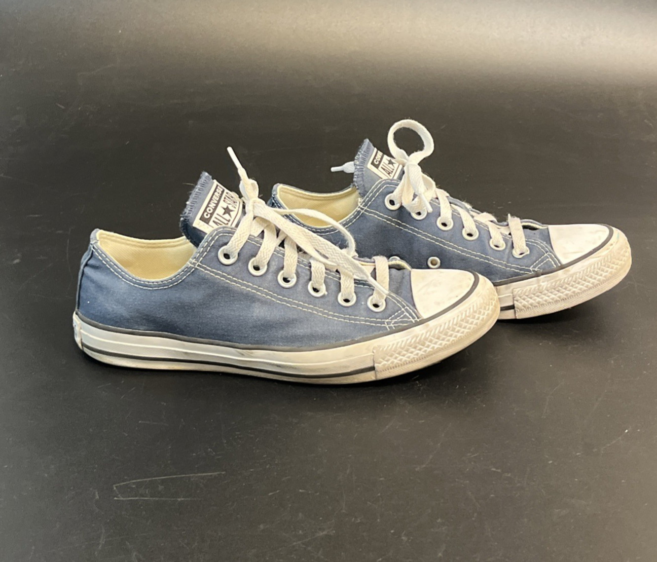 Converse All Star Chuck Taylor Denim Blue Sneakers Shoes W8 M6 Canvas Unisex