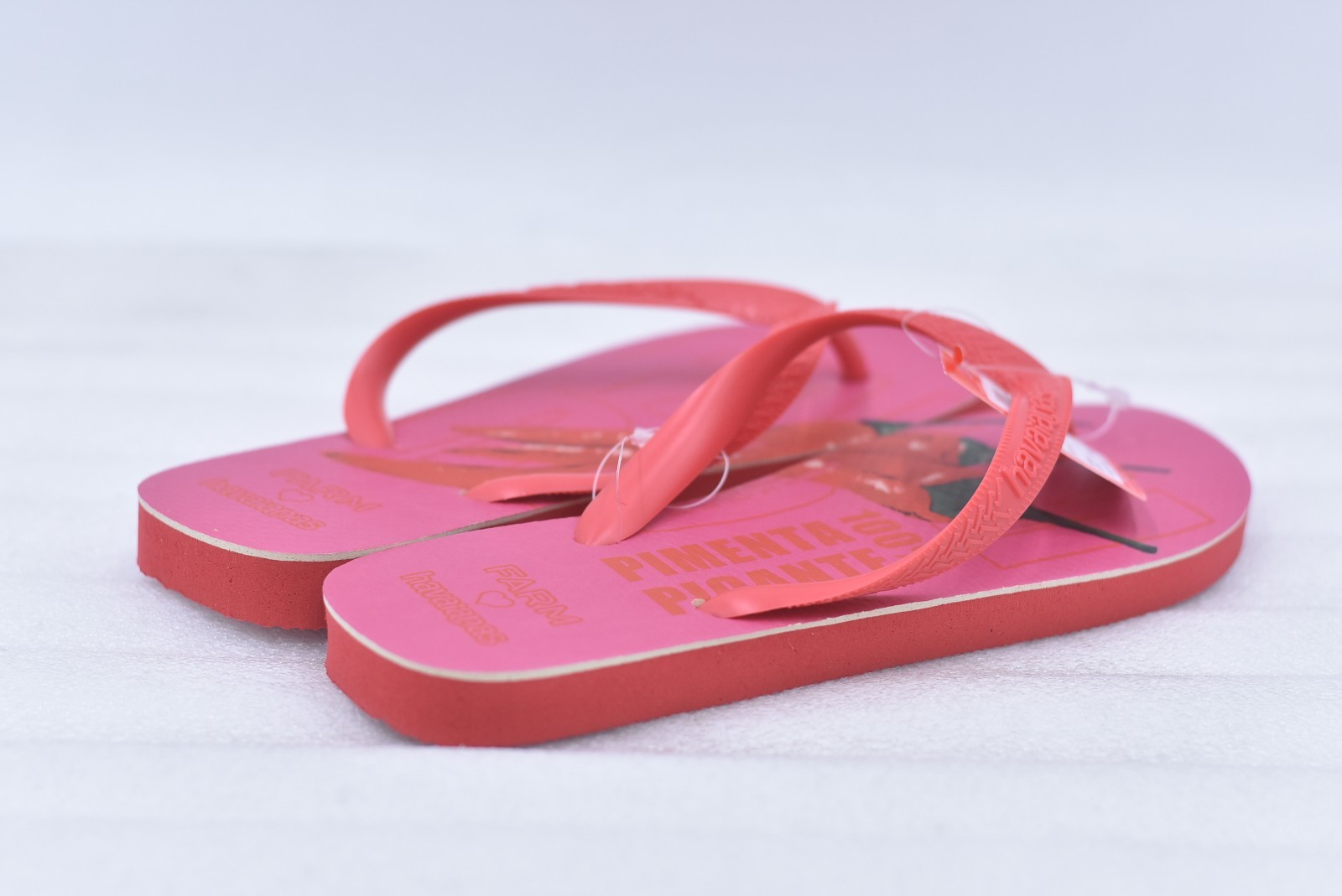 Womens Farm x Havaianas Ruby Red Flip-Flops Size 9/10 (EU 41/42)