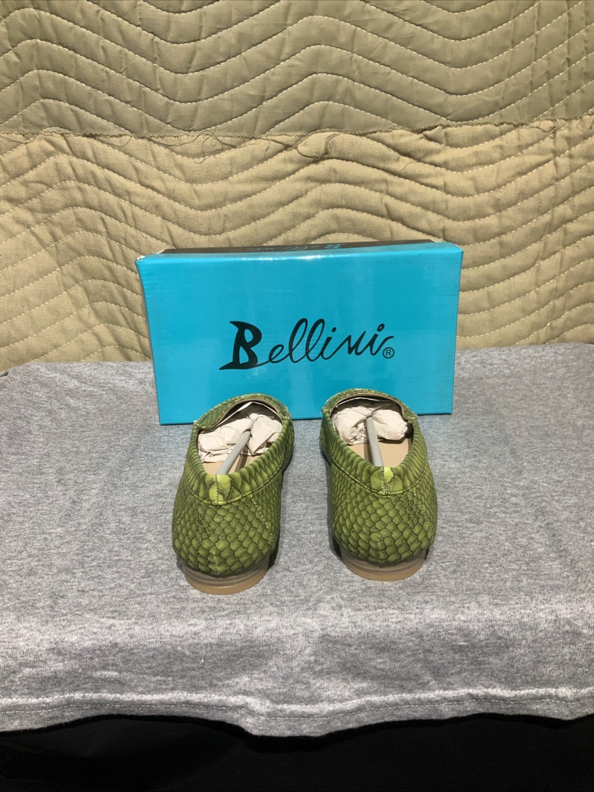 bellini shoes Kendal , 7 W , Green