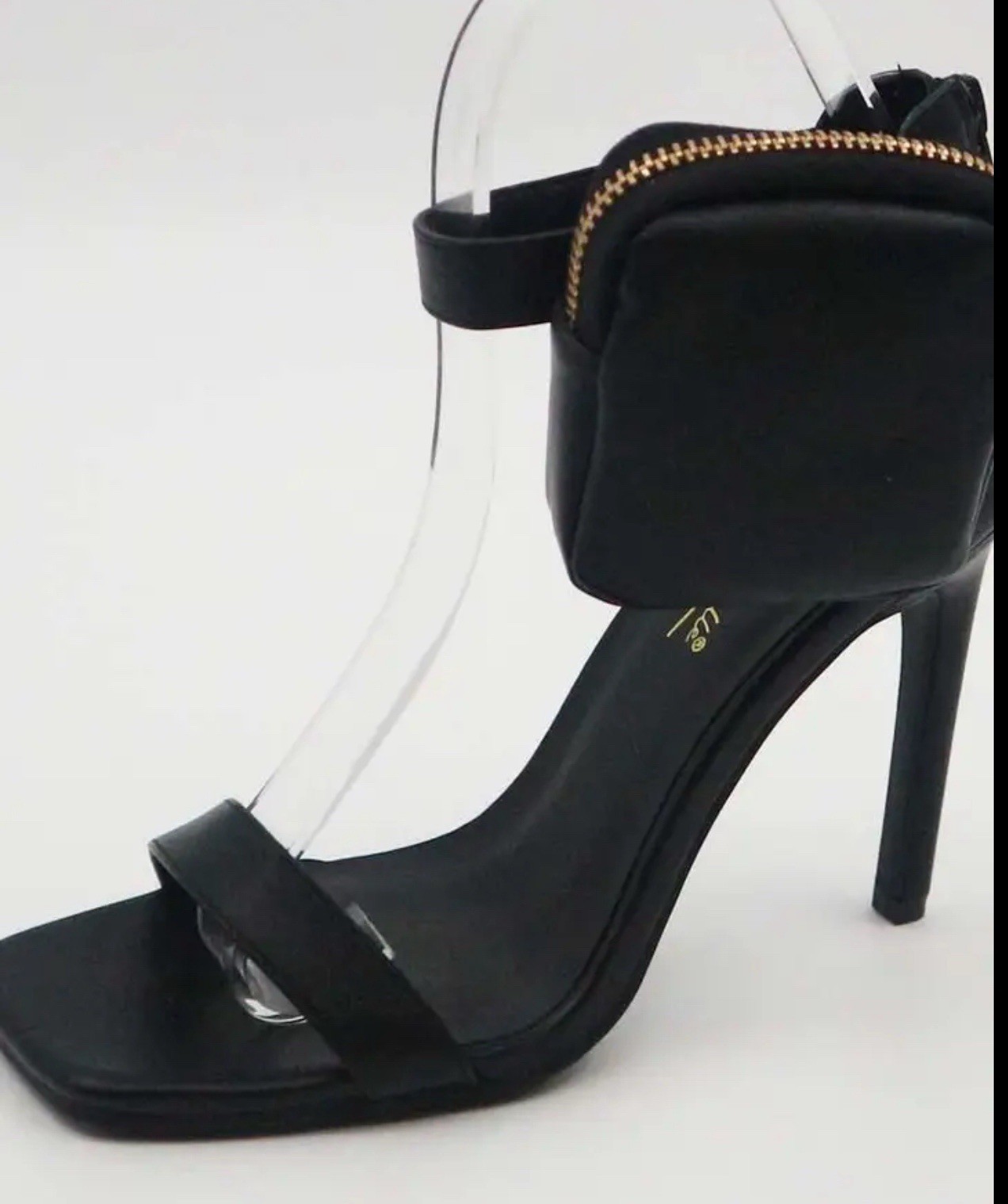 Anne Michelle Women Pocket Heel Size 7. 5 Pumps Cosplay Y2K Gothic 4″ heel black