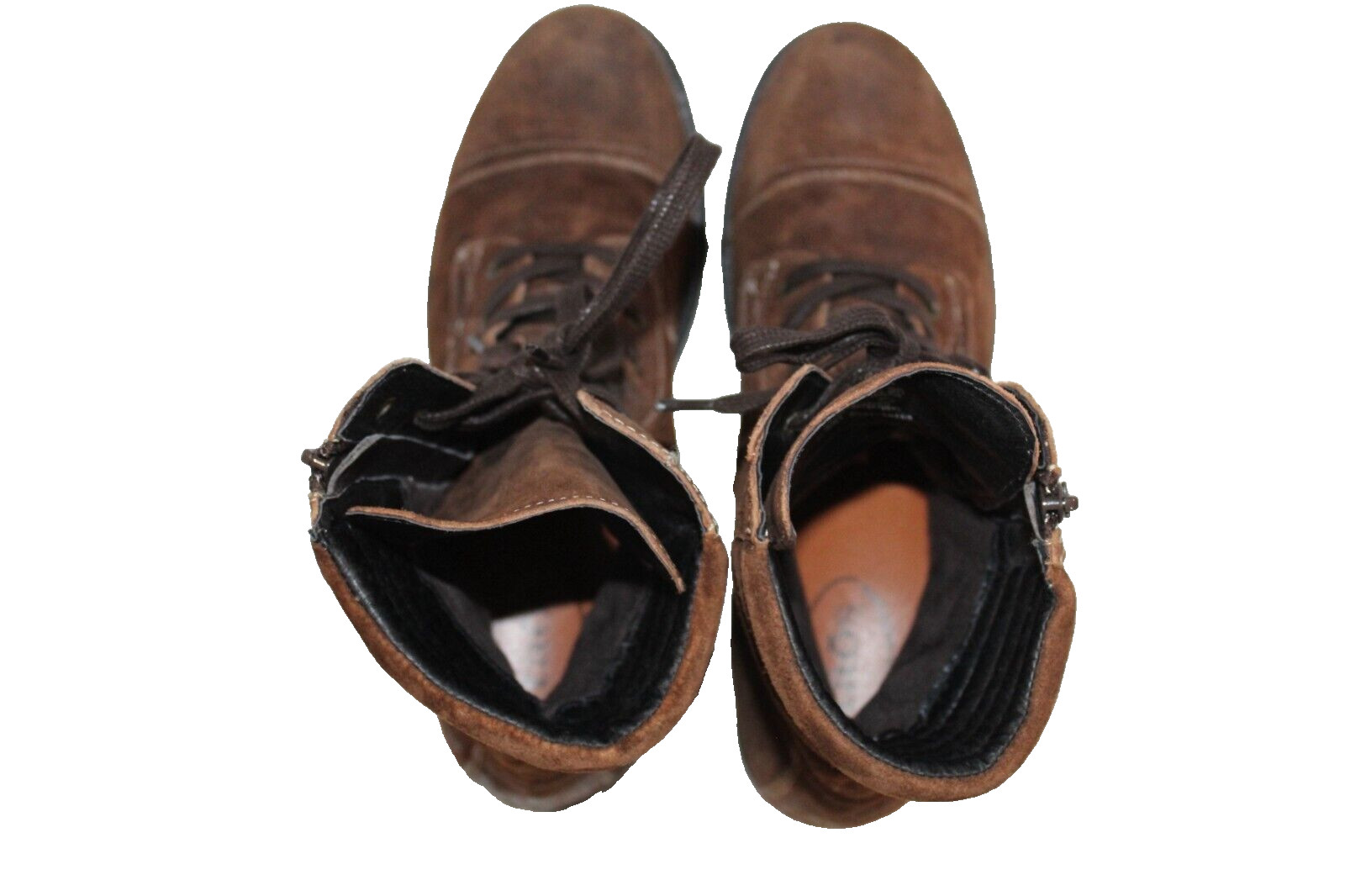 Taos Women’s Renegade Lace-Up Brown Boots Cap Toe Comfort Size EU 41 US 10-10.5