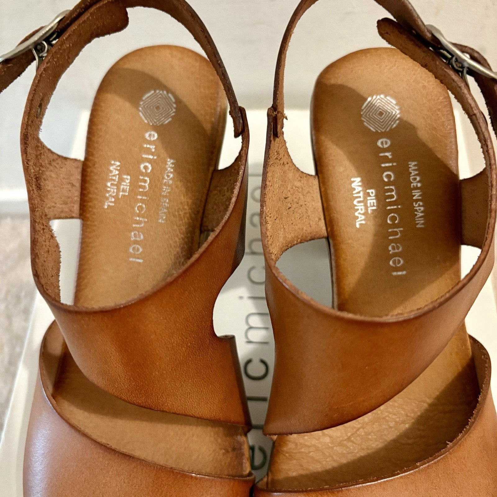 NIB Eric Micheal Ginger Made In Italy platform comfort Sandal Women’s Size 6