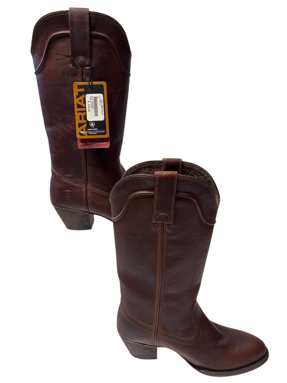 ARIAT Women’s Western Fashion Boot Brown ATS Lightweight Size 6.5B NEW