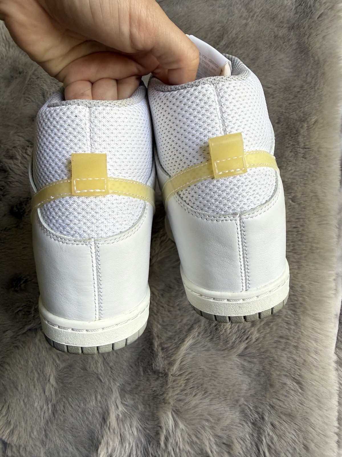 Nike Women’s Dunk Sky High (Hidden Wedge Heel) Size 8 White