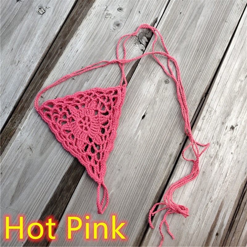 2Pcs Barefoot Crochet Sandals Beach Wedding Decor Women’s Knit Flat Sandals
