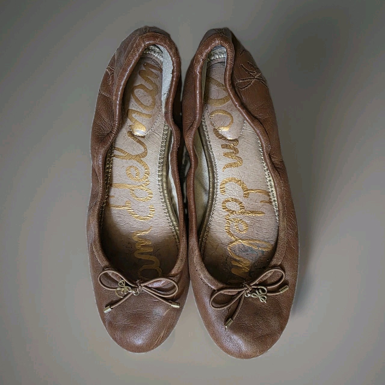 Sam Edelman Ballet Flats Women Size 6 Brown Chic Boujee Modern Maximalist