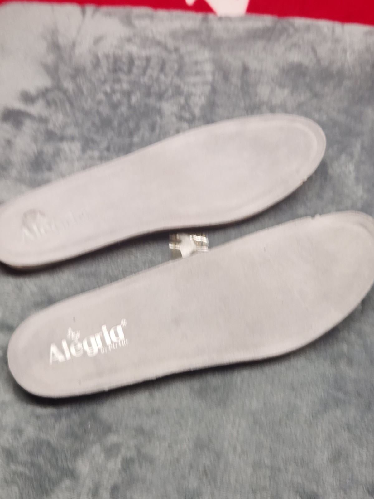 Alegria Womens Taupe Embossed Floral Zip Boots Faux Fur Lined Comfort Lug Sole