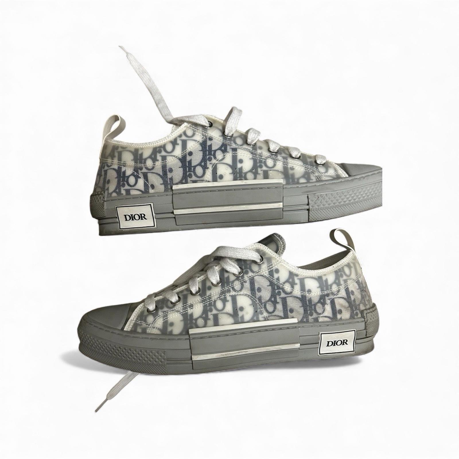 Dior B23 Low Top Sneaker Men’s US 9 Dior Oblique Canvas