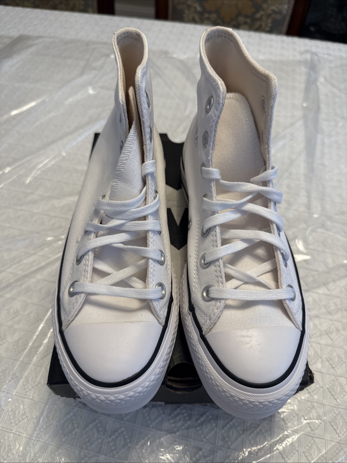 Size 7 – Converse Chuck Taylor All Star Platform High White Women’s