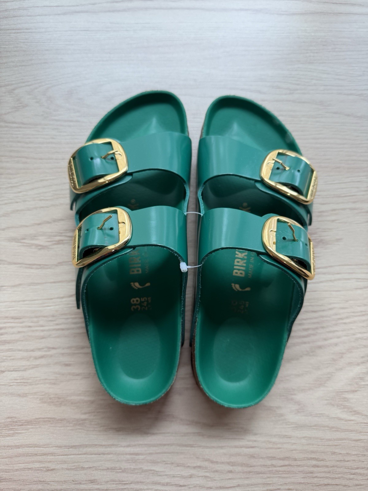 Birkenstock Arizona Big Buckle Sandals – Green! – Size 38 – See Photos