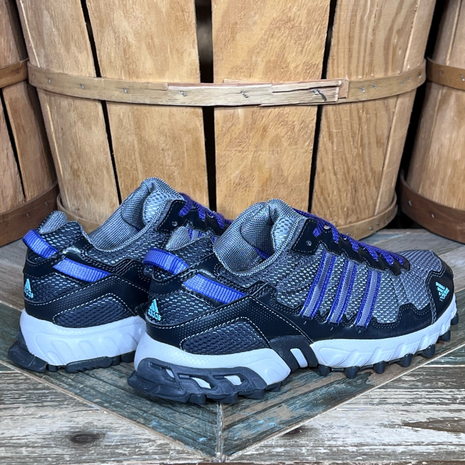 Adidas Thrasher 1.1 Gray Purple C76332 Trail Running Shoes Womens Size 6