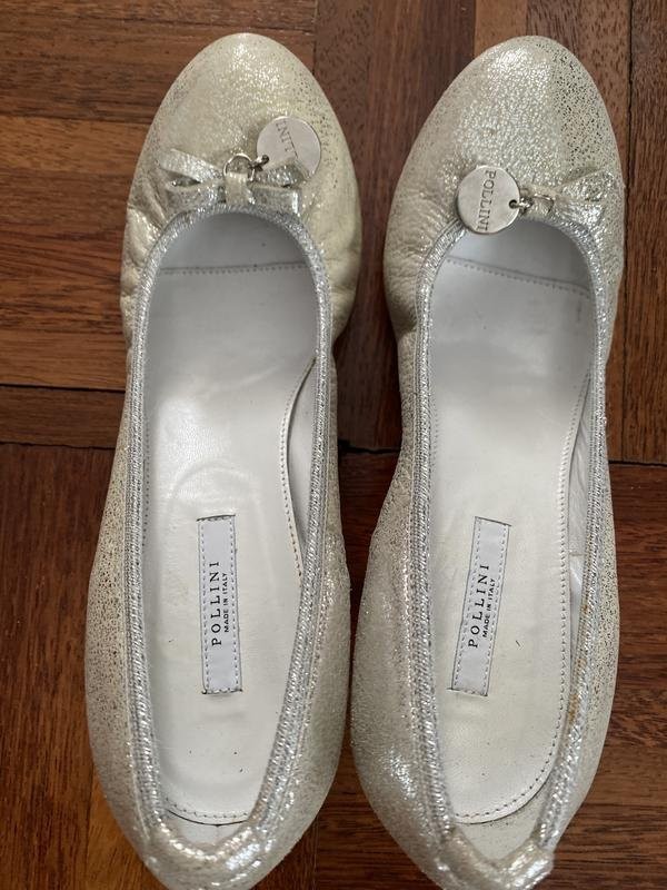 women pollini heels silver suede 37.5