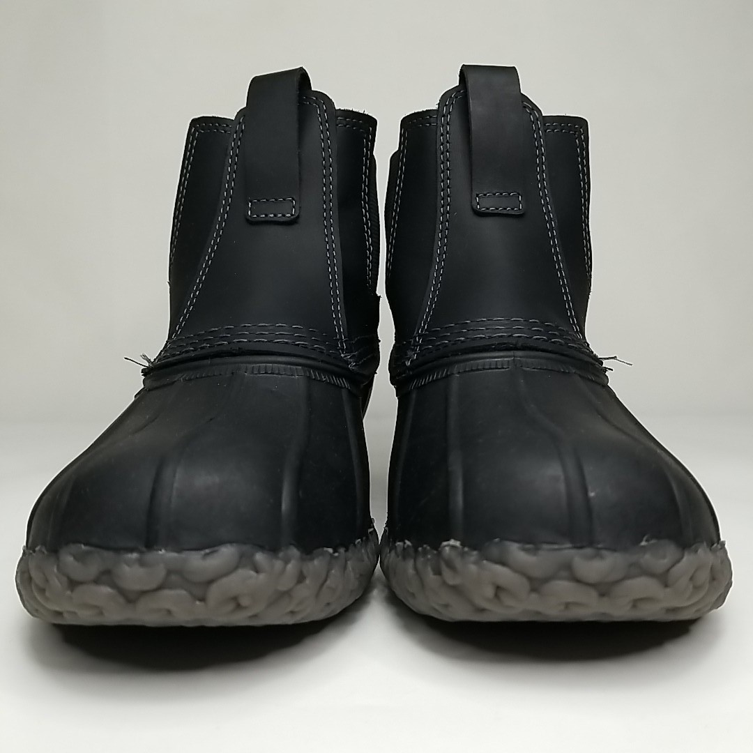 Bean Boots By LL Bean 6.5″ Chelsea Duck Rain Boots Women’s sz 9 M Black Leather