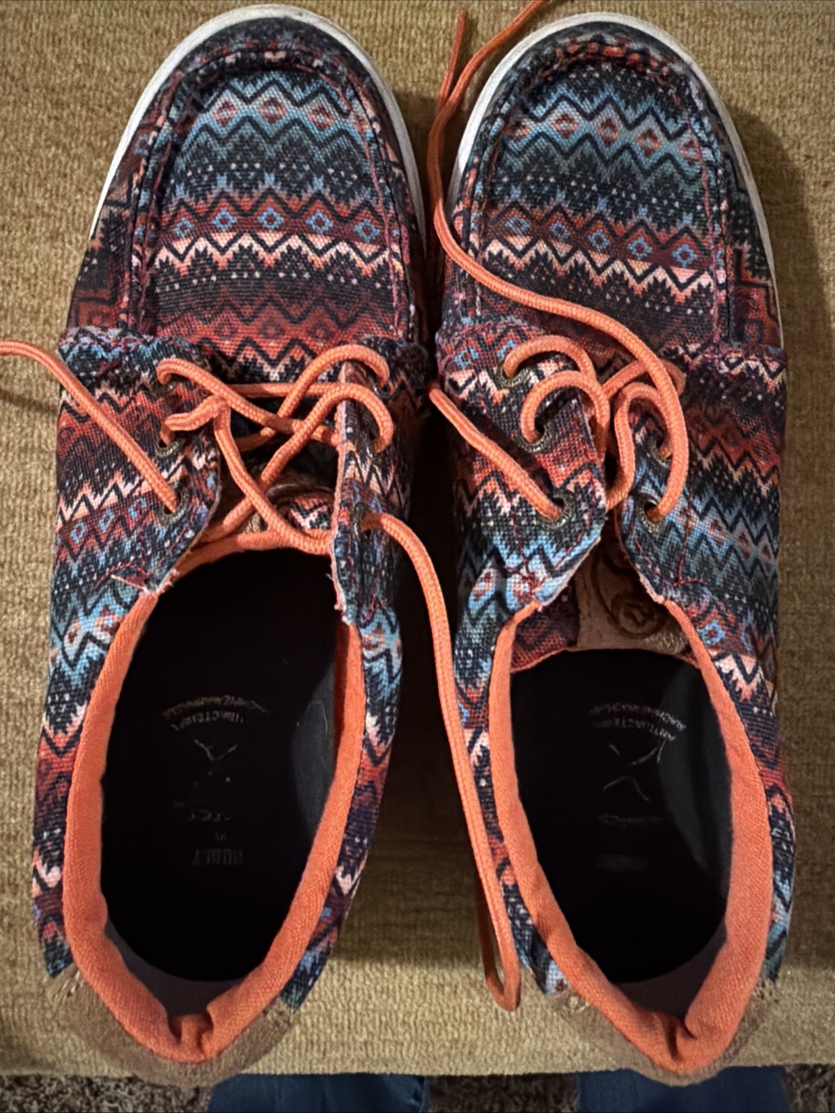 Twisted X Hooey Loper Aztec Print Womens Sneakers Shoes WHYC013- Size 8.5