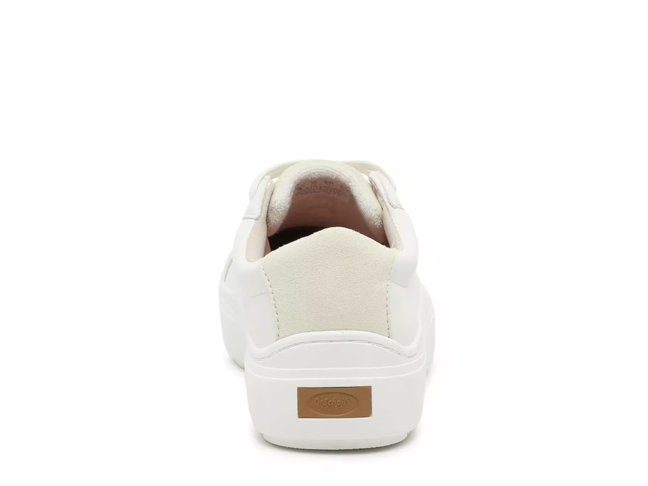Dr. Scholl’s Time Off Platform Sneaker Women’s – White Fabric & Synthetic
