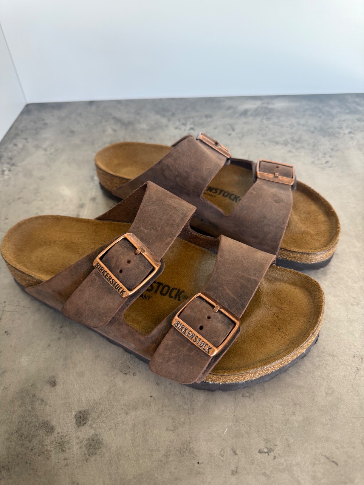 Birkenstock Arizona Habana Oiled Leather EU 37 / Size 6-6.5 (Narrow) – Worn Once
