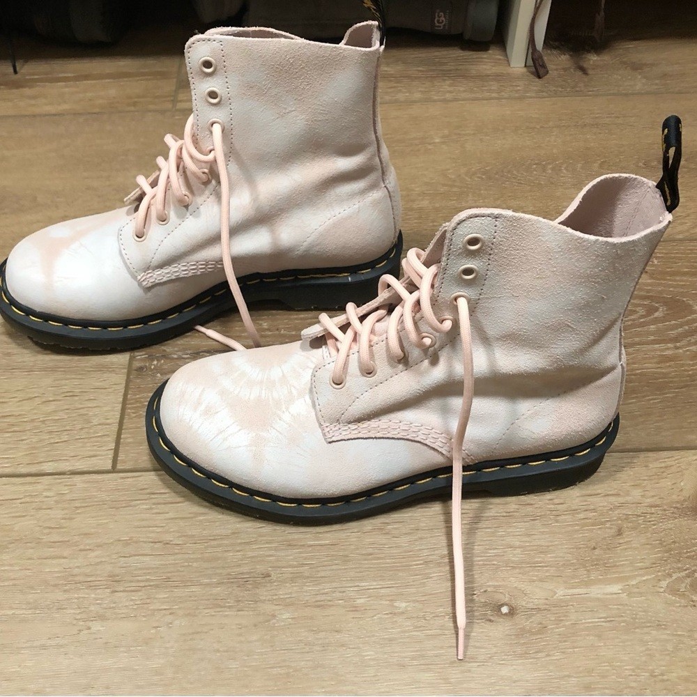 Dr. Martens Pascal Tie Dye Suede Lace Up Boots