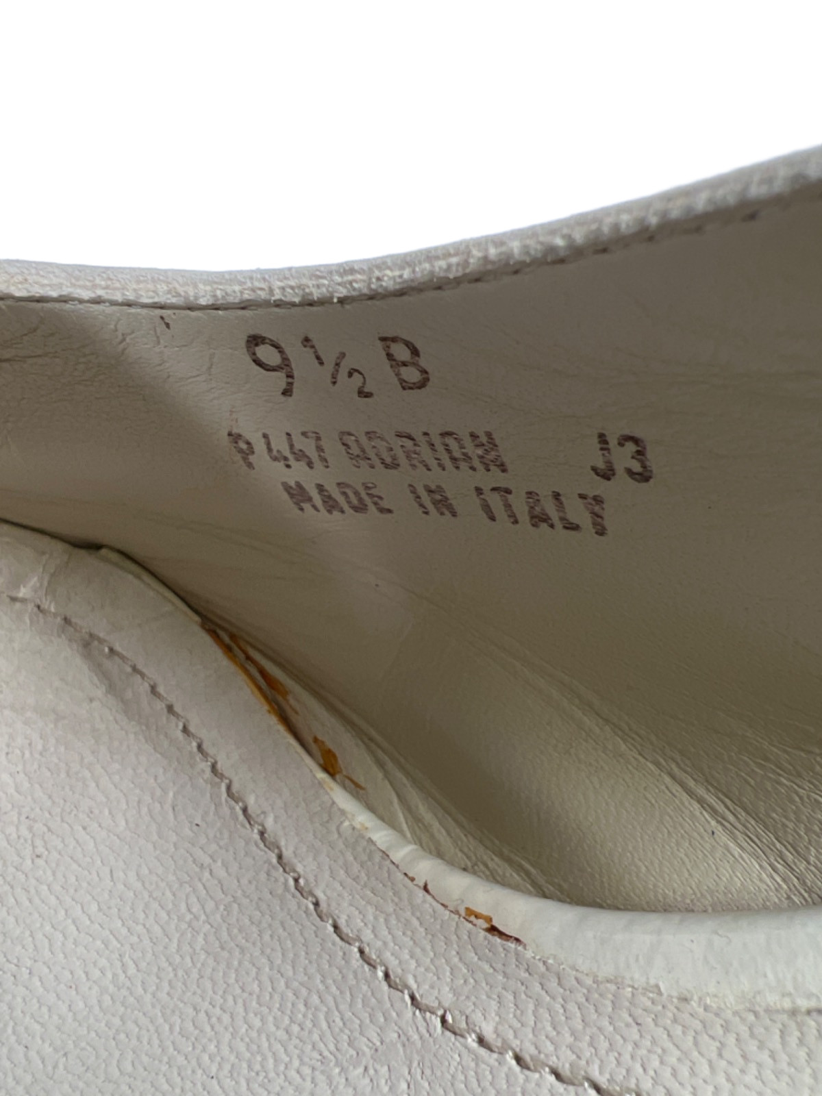 Coach Women’s White/Gray Adrian Pointed Toe Slingback Heels – 9.5B