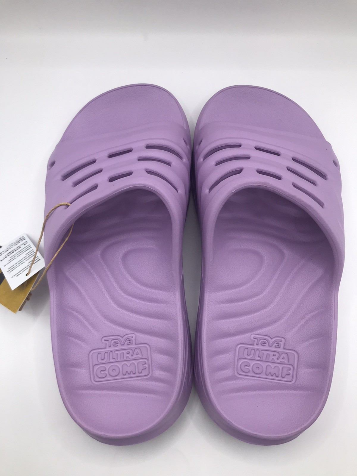 WOMEN’S TEVA LUPINE LILAC APRETRAIL RECOVERY SLIDE BEACH/POOL SANDAL SIZE 9 NWT