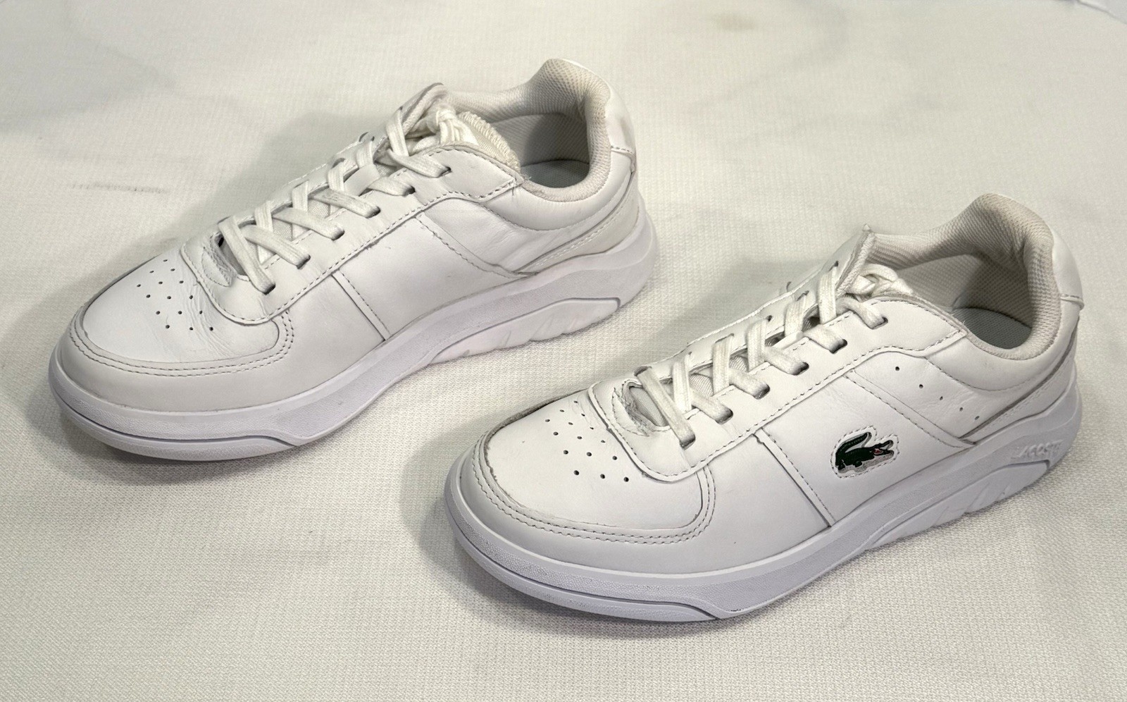 Lacoste Game Advance Leather Women’s Shoes Sneakers Sz 7.5