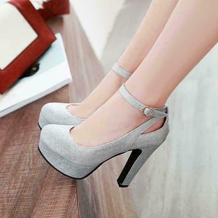 Fashion Women’s High Heels Platform Ankle Strap Pumps Party Club OL Casual Shoes