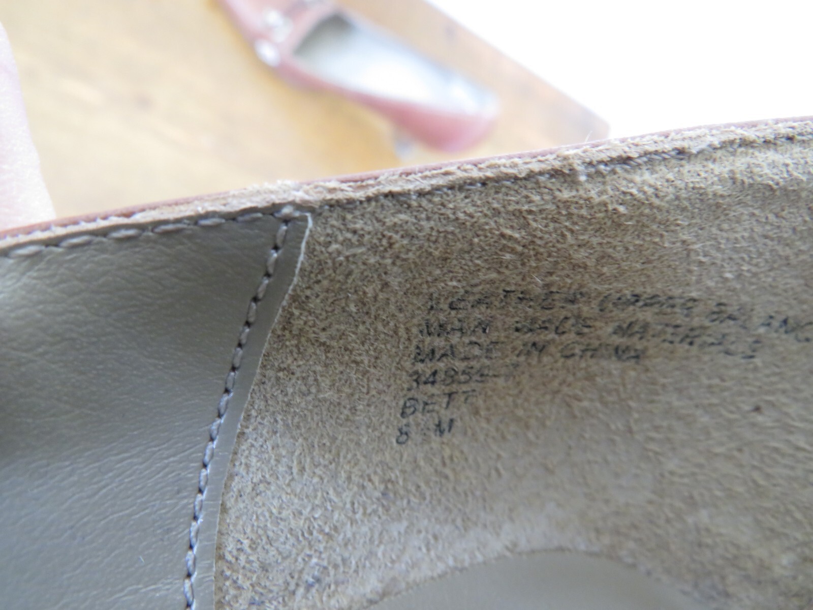 Nickles Square toe brown Leather buckle High Heel shoe Size 8.5 Great condition
