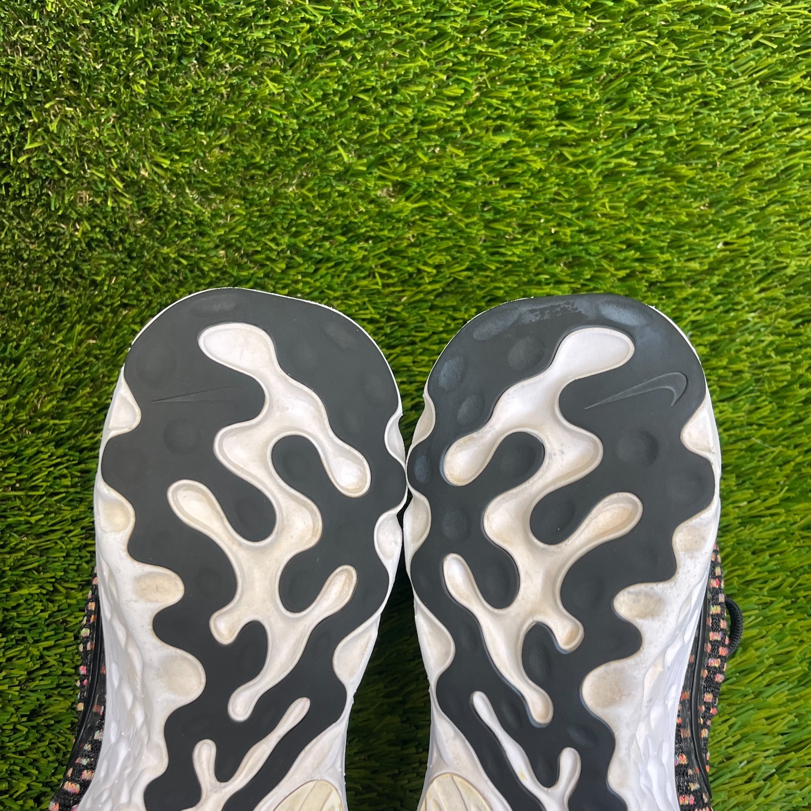 Nike React Infinity Run Flyknit 3 Womens Size 8 Black Running Shoes Sneakers