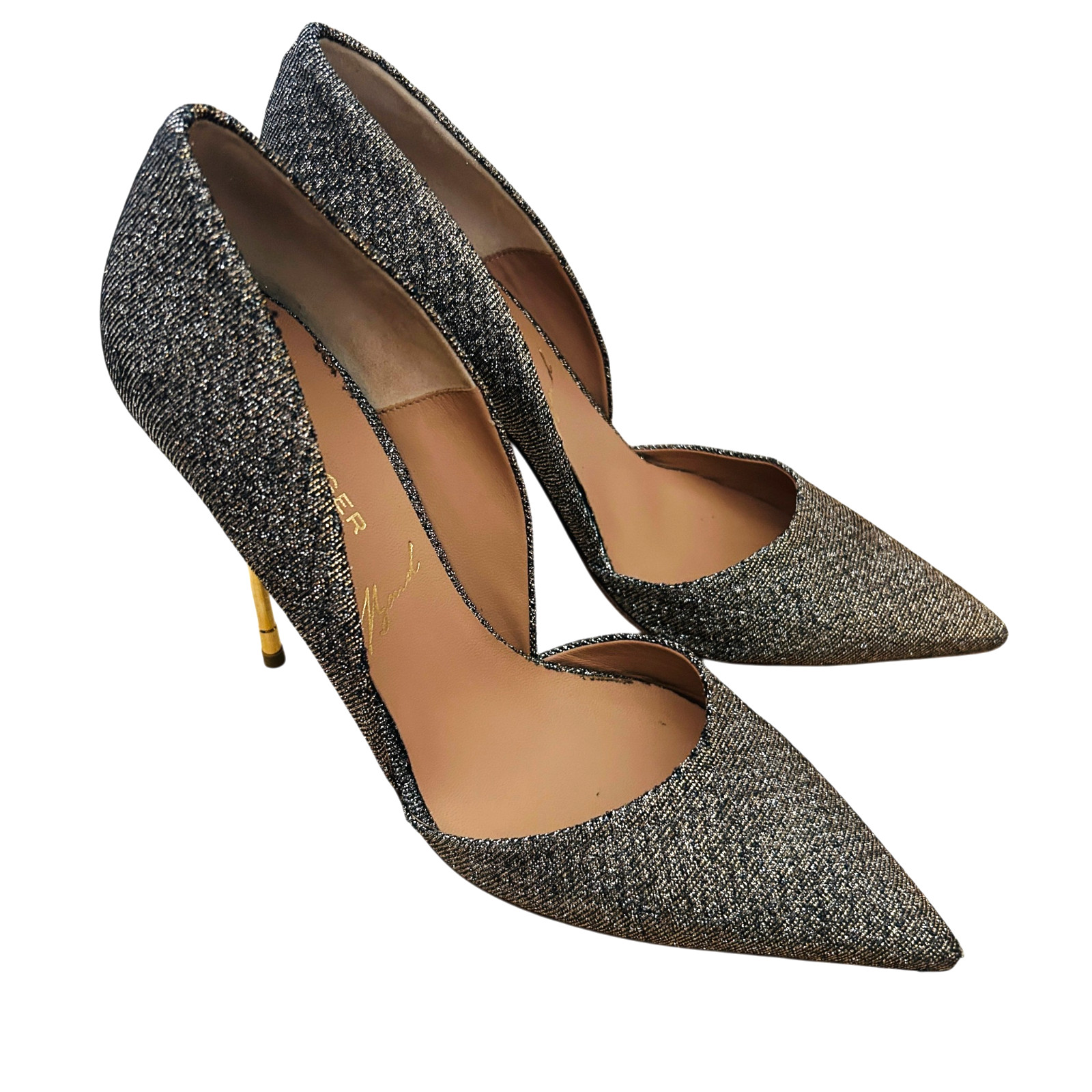 Kurt Geiger London Bond Silver Stiletto Heels Size 41 Women’s 10 Designer Shoes