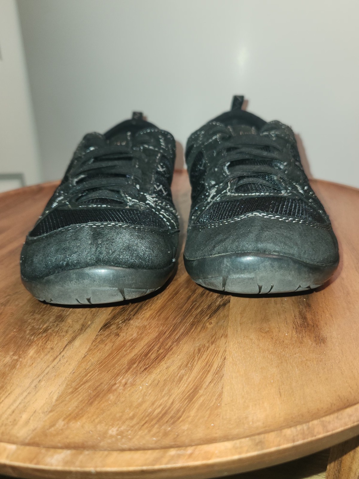 GH Bass & Comp «Bristol» Leather/Synthetic Upper Sneakers Black Women’s Sz 8 Med