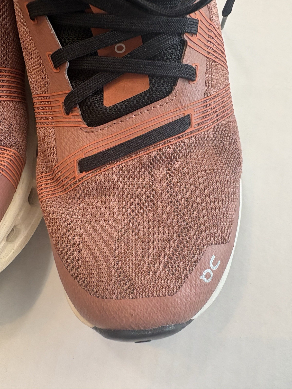 On Cloudgo Women Mesh Running Sneakers Wide Lace Up Pink White Black