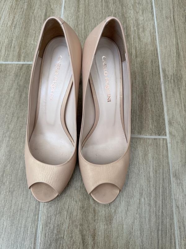 Women Carlo Pazolini heels peach leather 38
