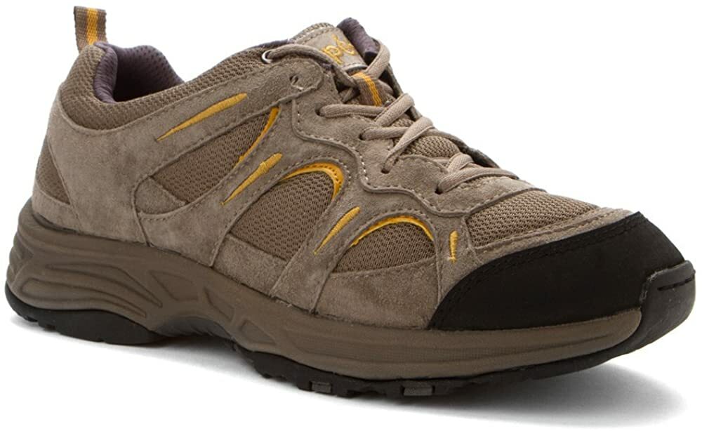 Propet Women’s Miranda Lace-Up Sneakers, W5503 , Gunsmoke/Gold ( 5 M )