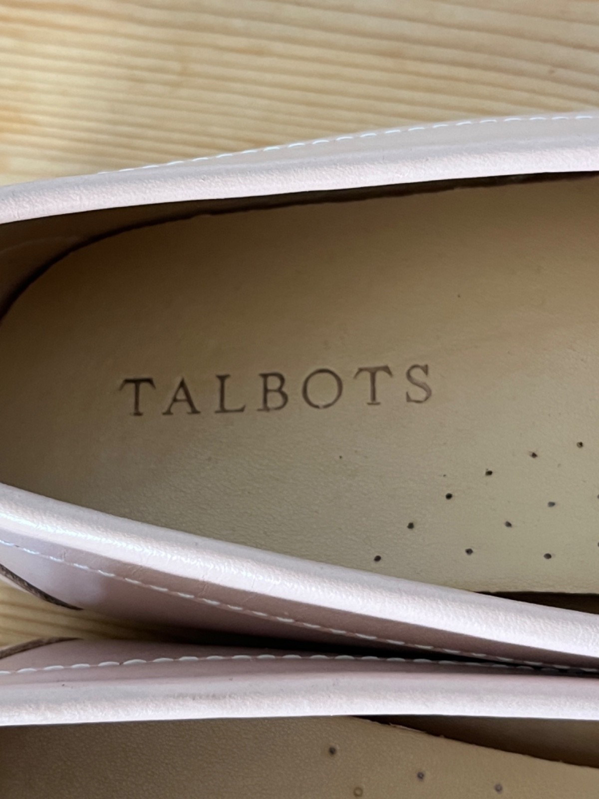Talbots Leather Blush Pink Driver Loafers 8.5M – Women’s
