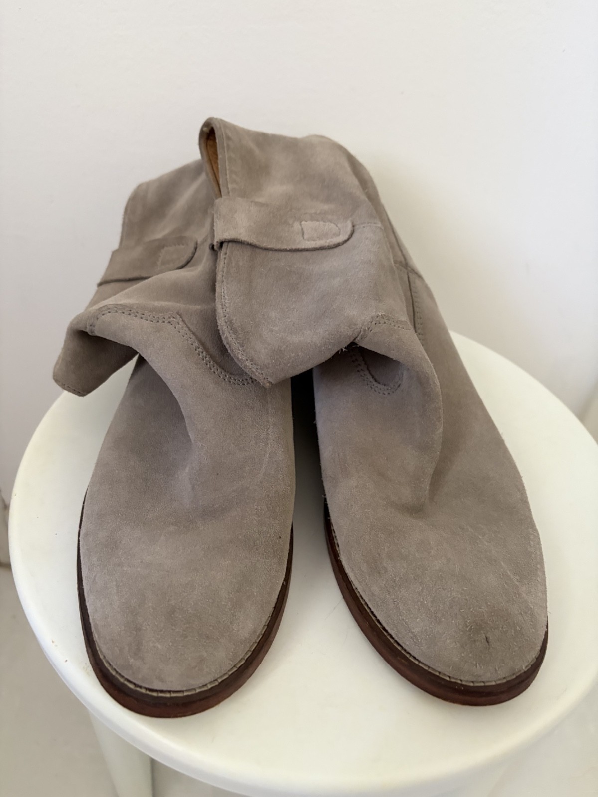 ISABEL MARANT – boots susee – suede – light grey – 41