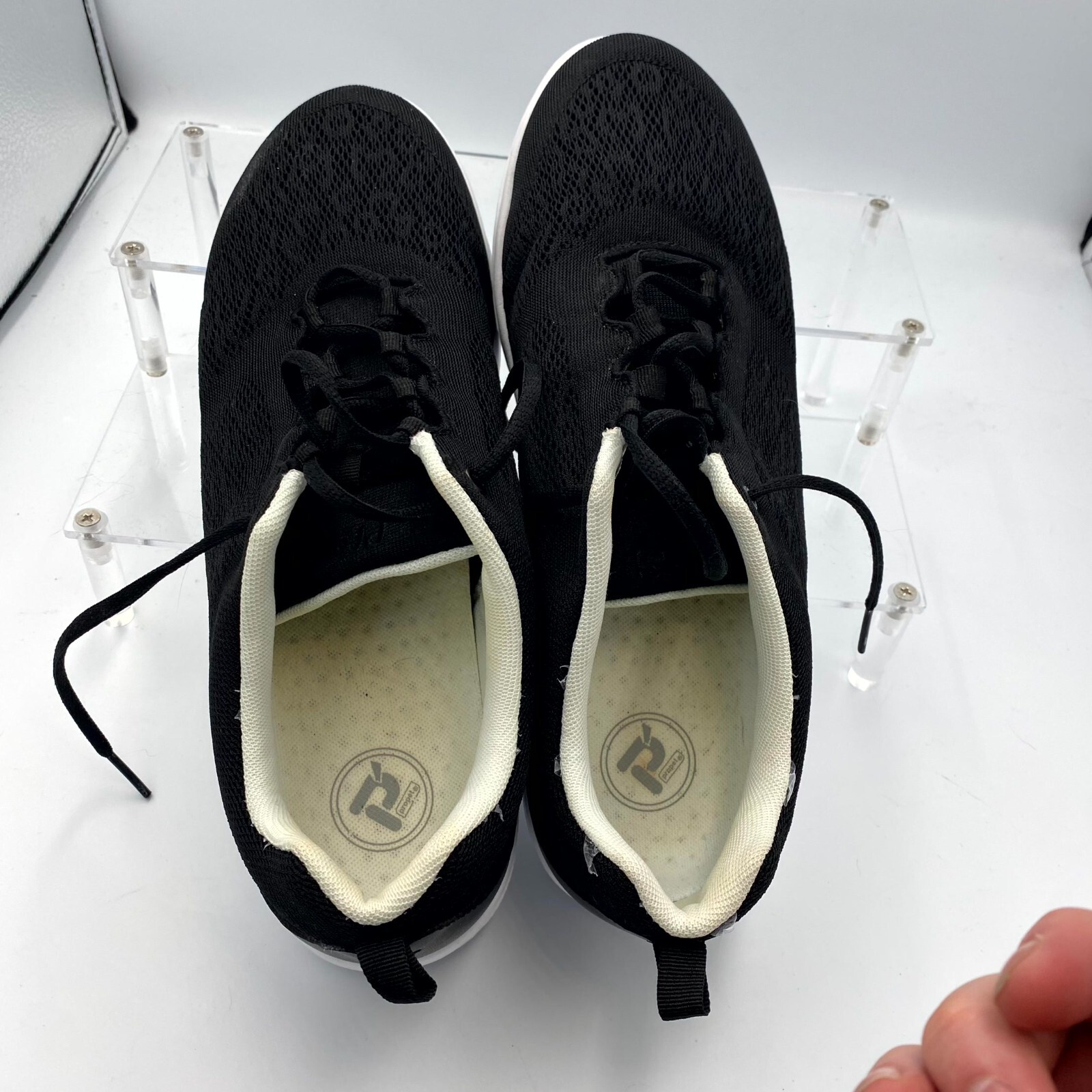 Propét TravelActiv W5102 Women’s 11D Running Sneakers Black Mesh Athletic Shoes