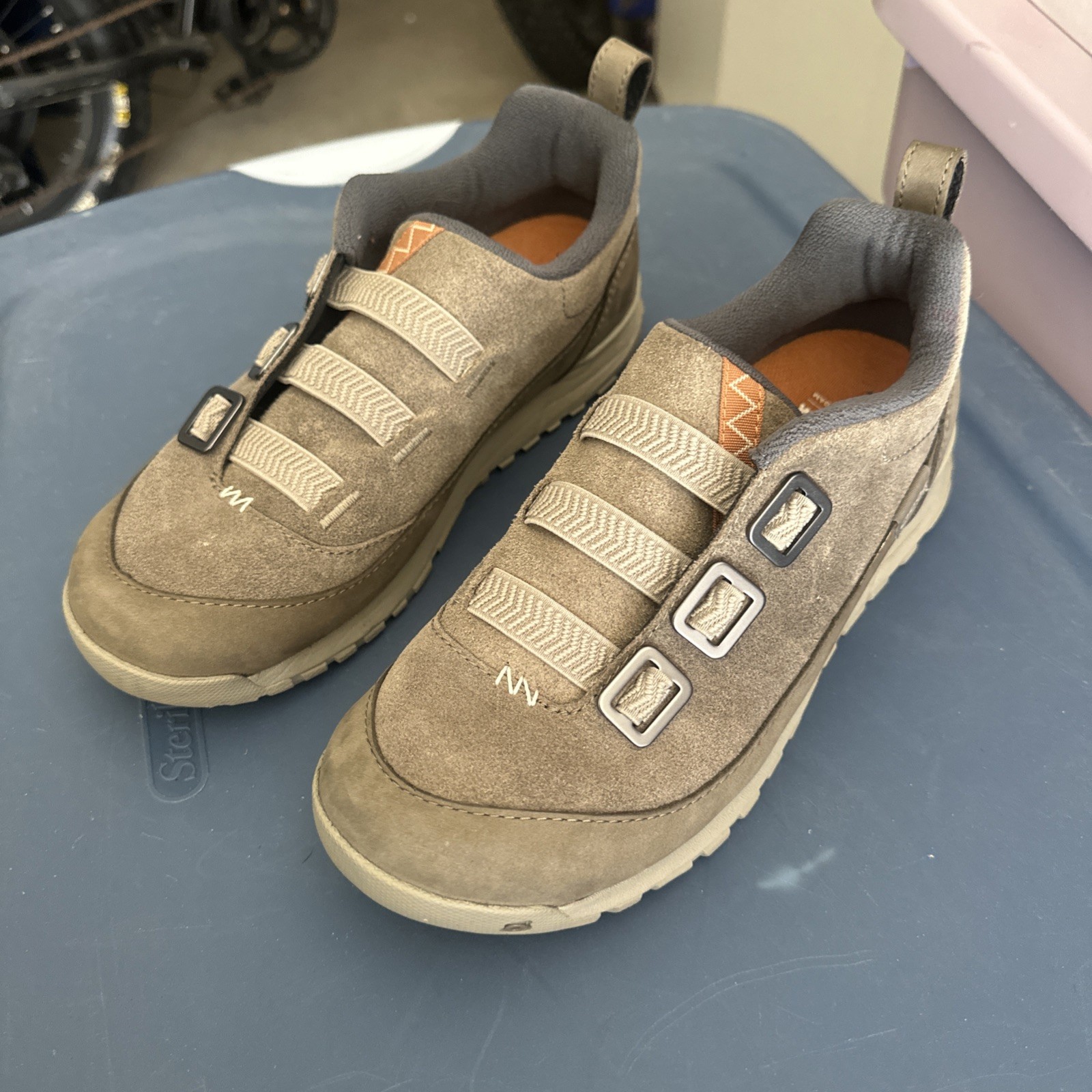Oboz Ida Low, Charcoal, suede and nubuck leather, rare style, slip on/off