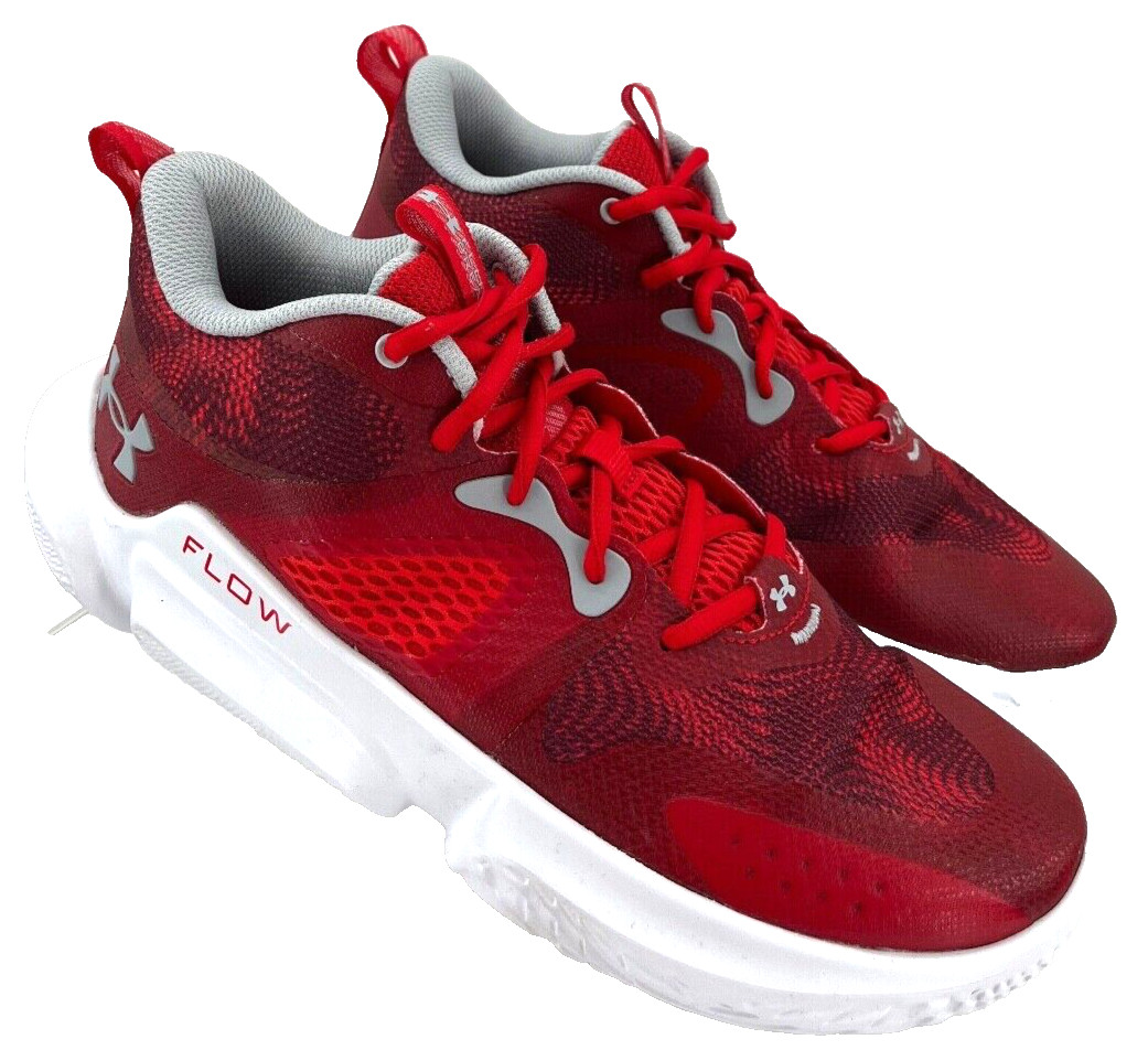 NEW Under Armour 3025603-600 FLOW Breakthru 3 Red Sneaker UA Shoes Women’s US 7