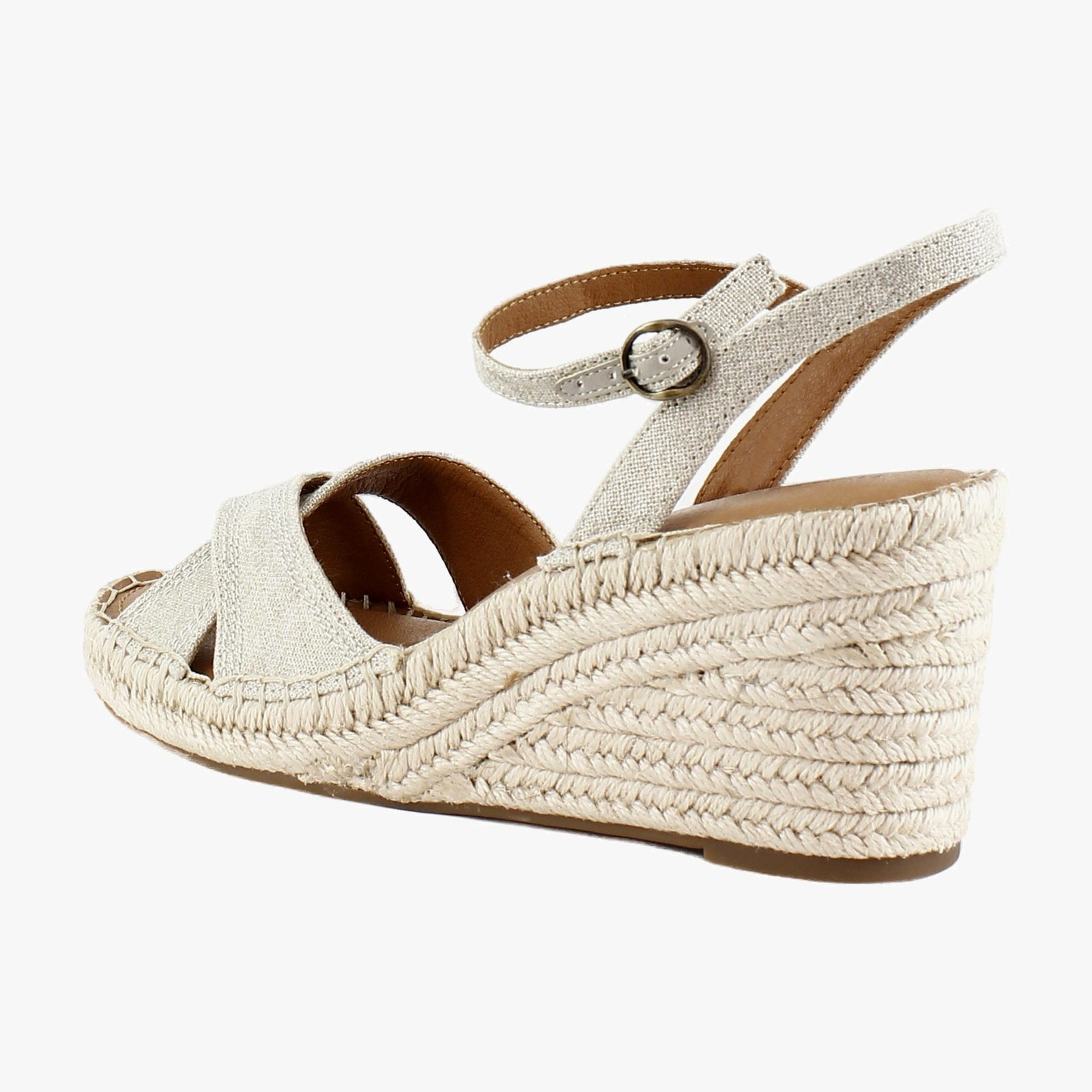 Lucky Brand Candyr Women’s Sandals Natural/Platinum Size 11 M