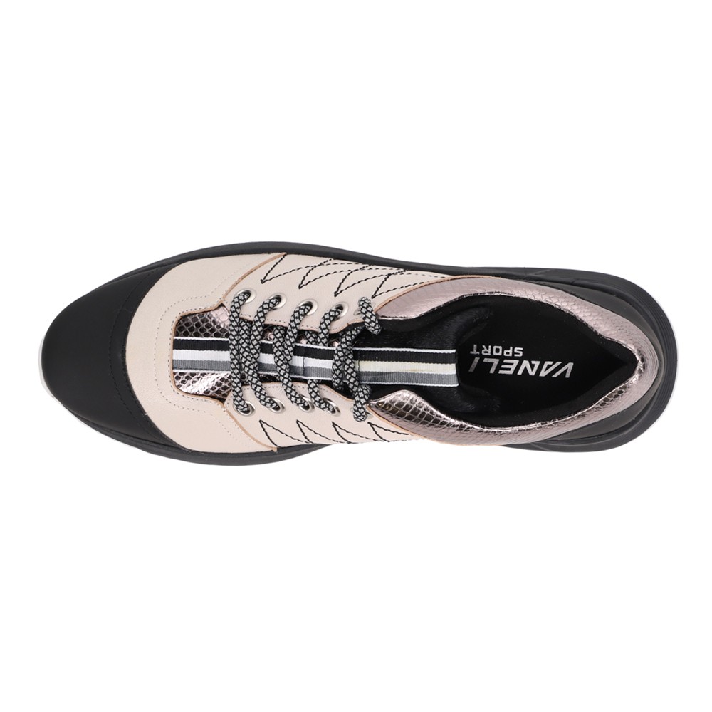 VANELi Aberly Metallic Snake Lace Up Womens Size 6.5 M Sneakers Casual Shoes 30