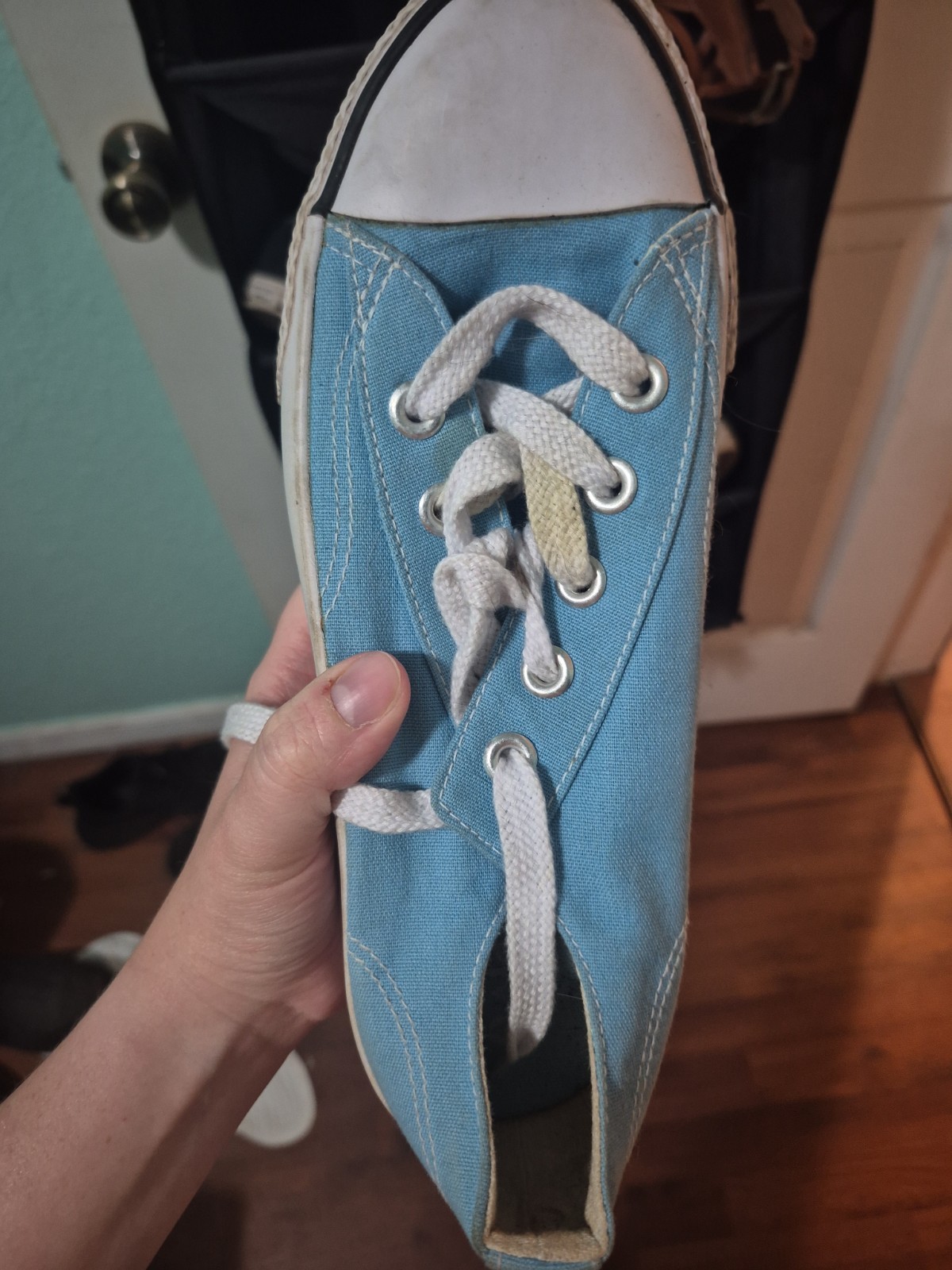 Light Blue Air Walk Shoes