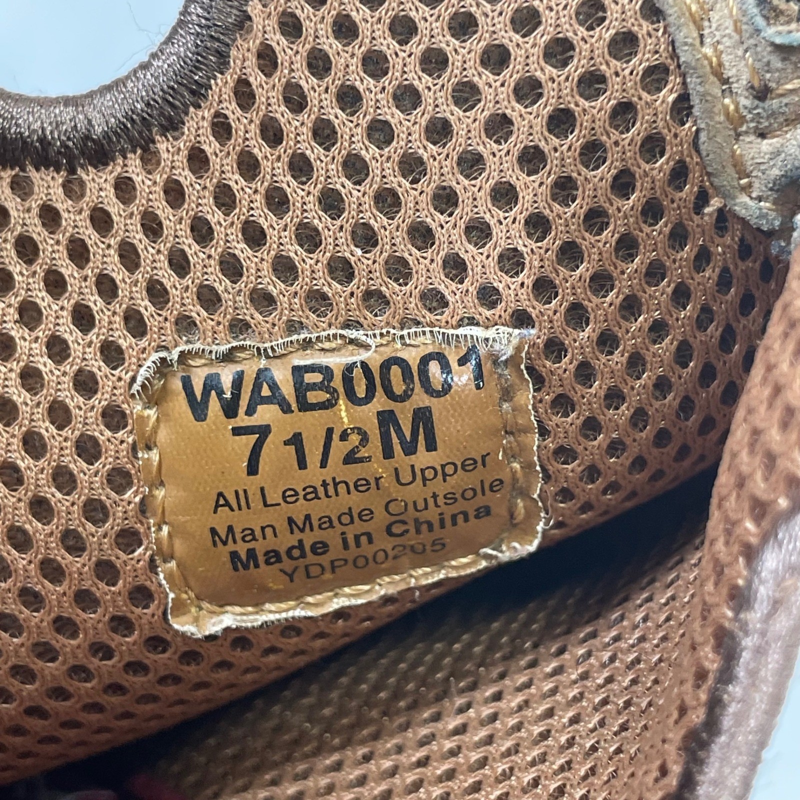Twisted X Womens WAB0001 All Around Work Boots Brown Leather Size 7.5 M