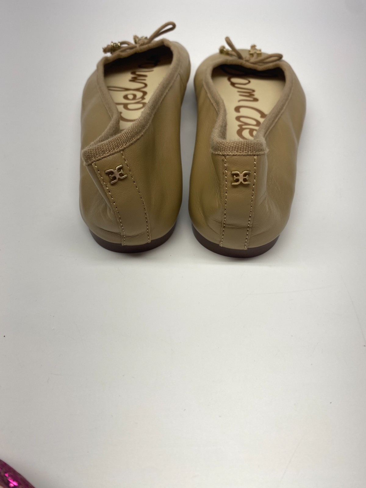 Sam Edelman Womens Round Toe Felicia Leather Flats Shoe Sz 6
