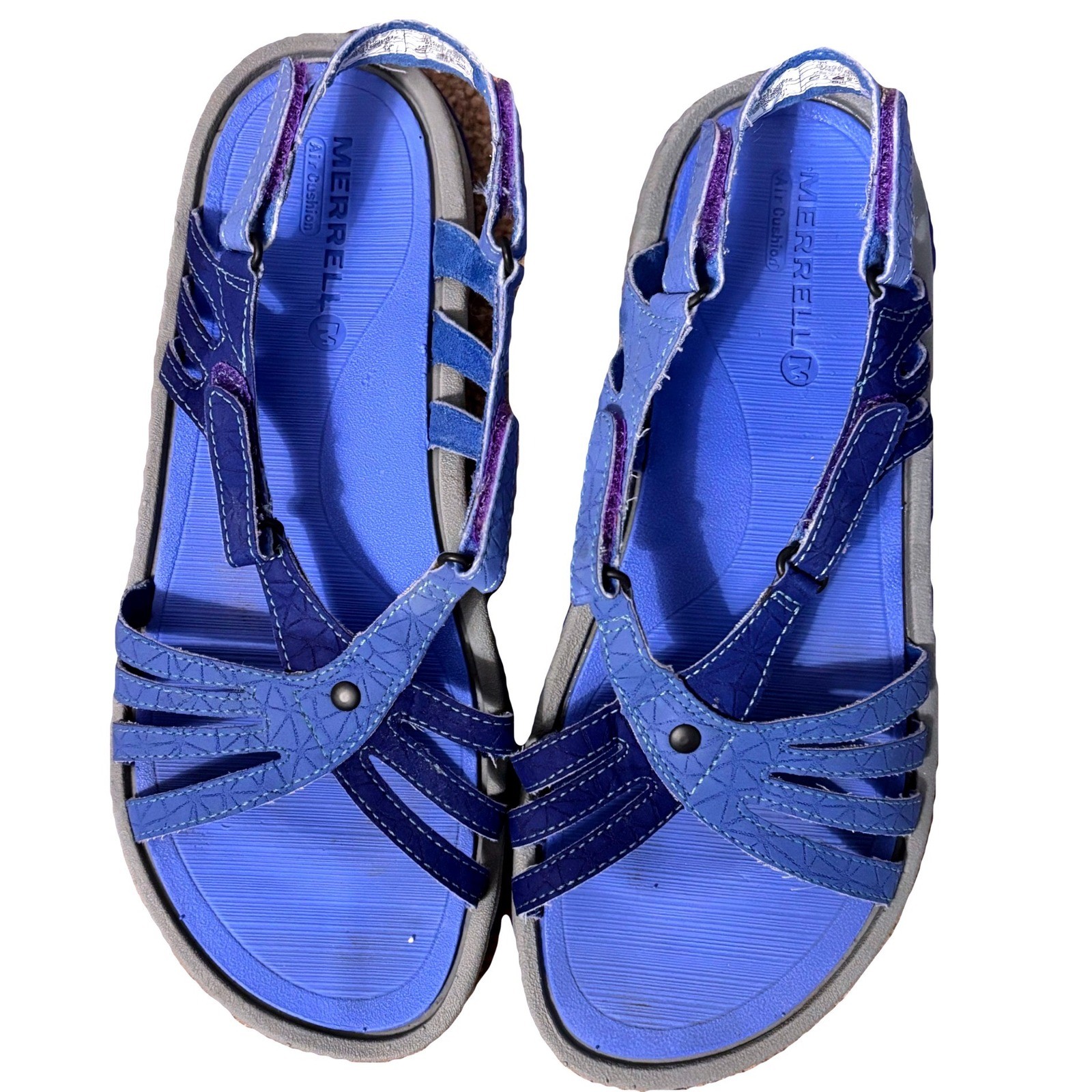 Merrell Terran Lattice II Blue Athletic Sandals Womens Hiking Water Shoes J02146