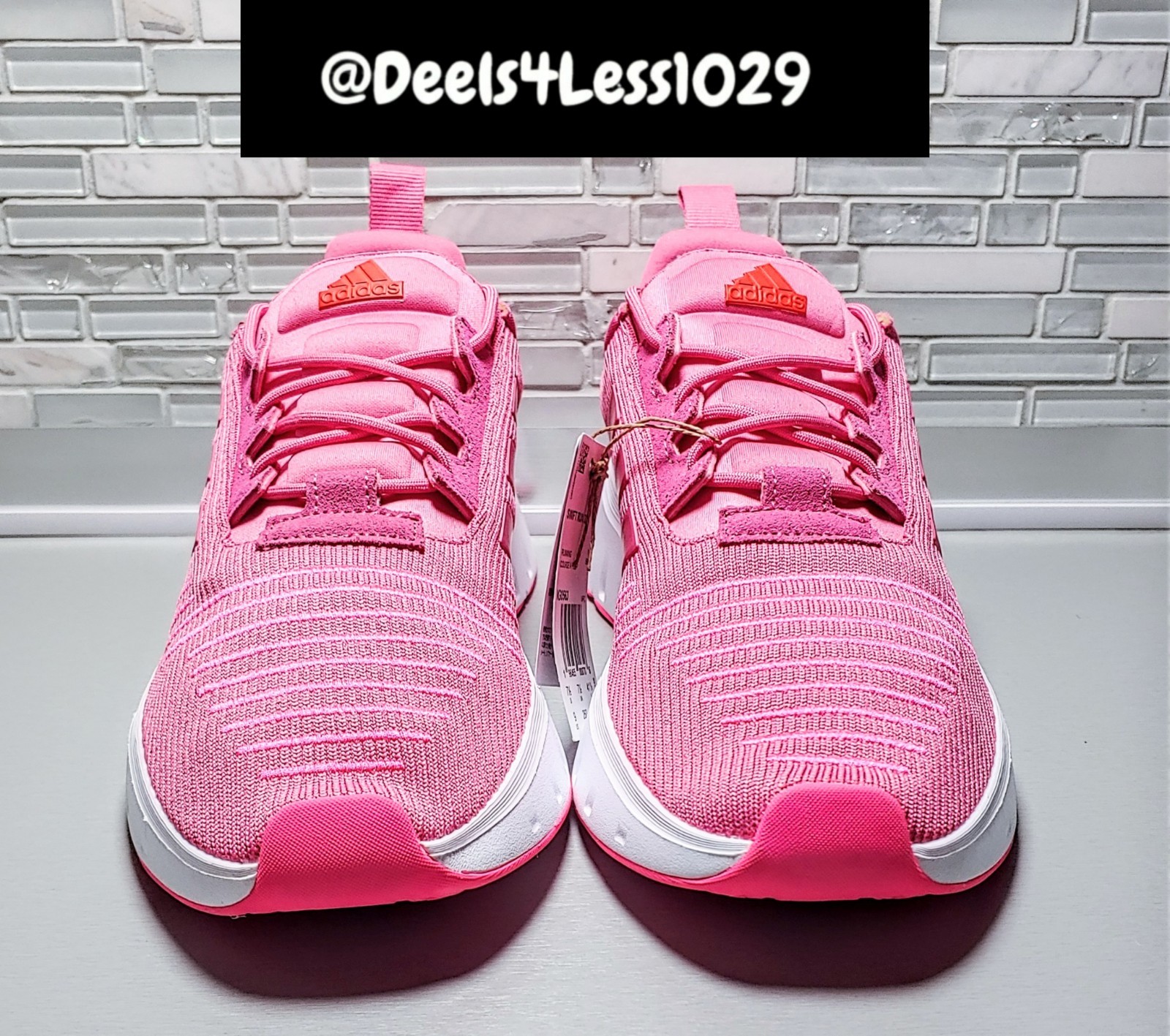 Adidas Swift Run 23 Womens Size 9 Pink White Red IG0563