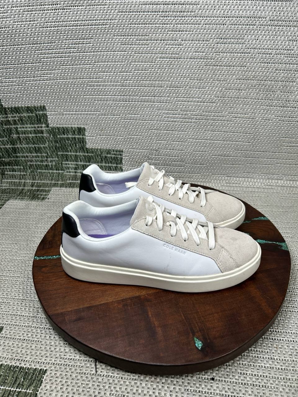 Cole Haan Shoes Womens Size 9.5 B Grand Crosscourt Daily White Suede Sneaker